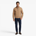 Old Fortune | Men's Smart Casual Bomber Jacket with Stand Collar