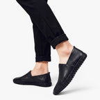 Old Fortune | Heren Leren Instapschoenen Casual met Zachte Zool