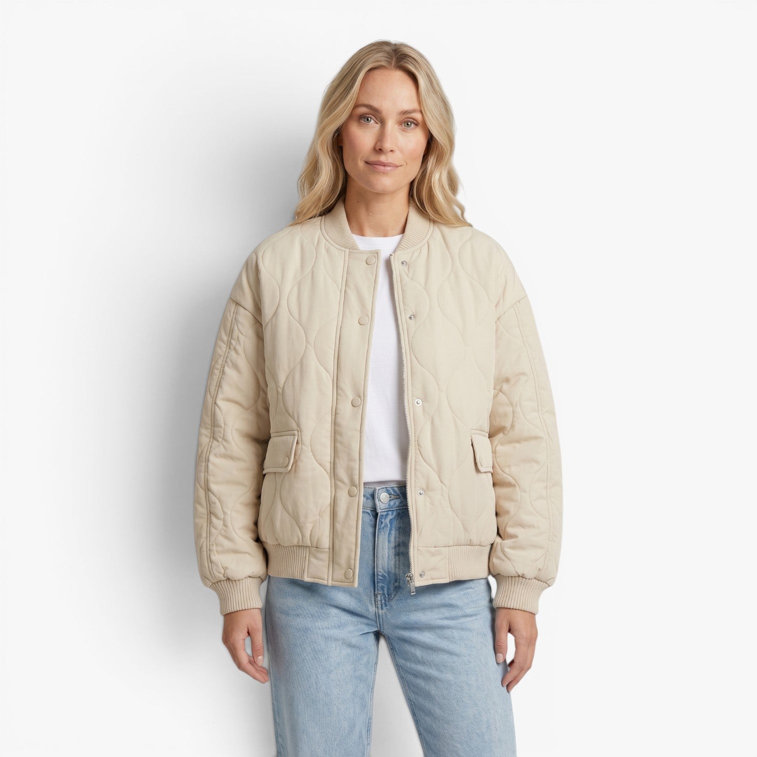 Old Fortune | Dames Gewatteerde Oversized Bomberjas