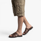 Old Fortune | Heren Casual Slippers met Brede Band