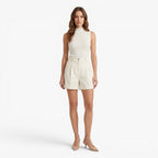 Old Fortune | Dames Elegante Shorts met Plooien en Omslagen