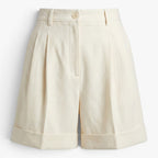 Old Fortune | Dames Elegante Shorts met Plooien en Omslagen