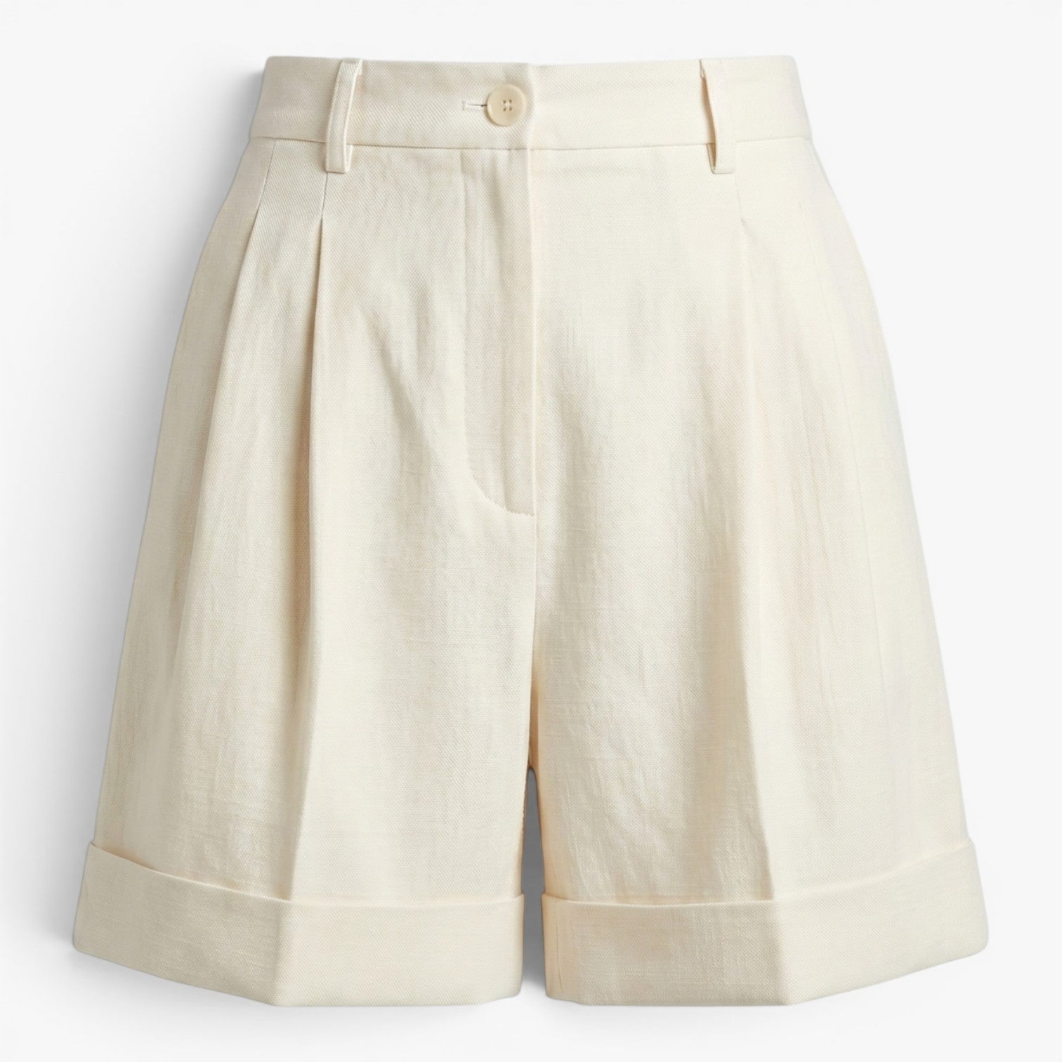 Old Fortune | Dames Elegante Shorts met Plooien en Omslagen