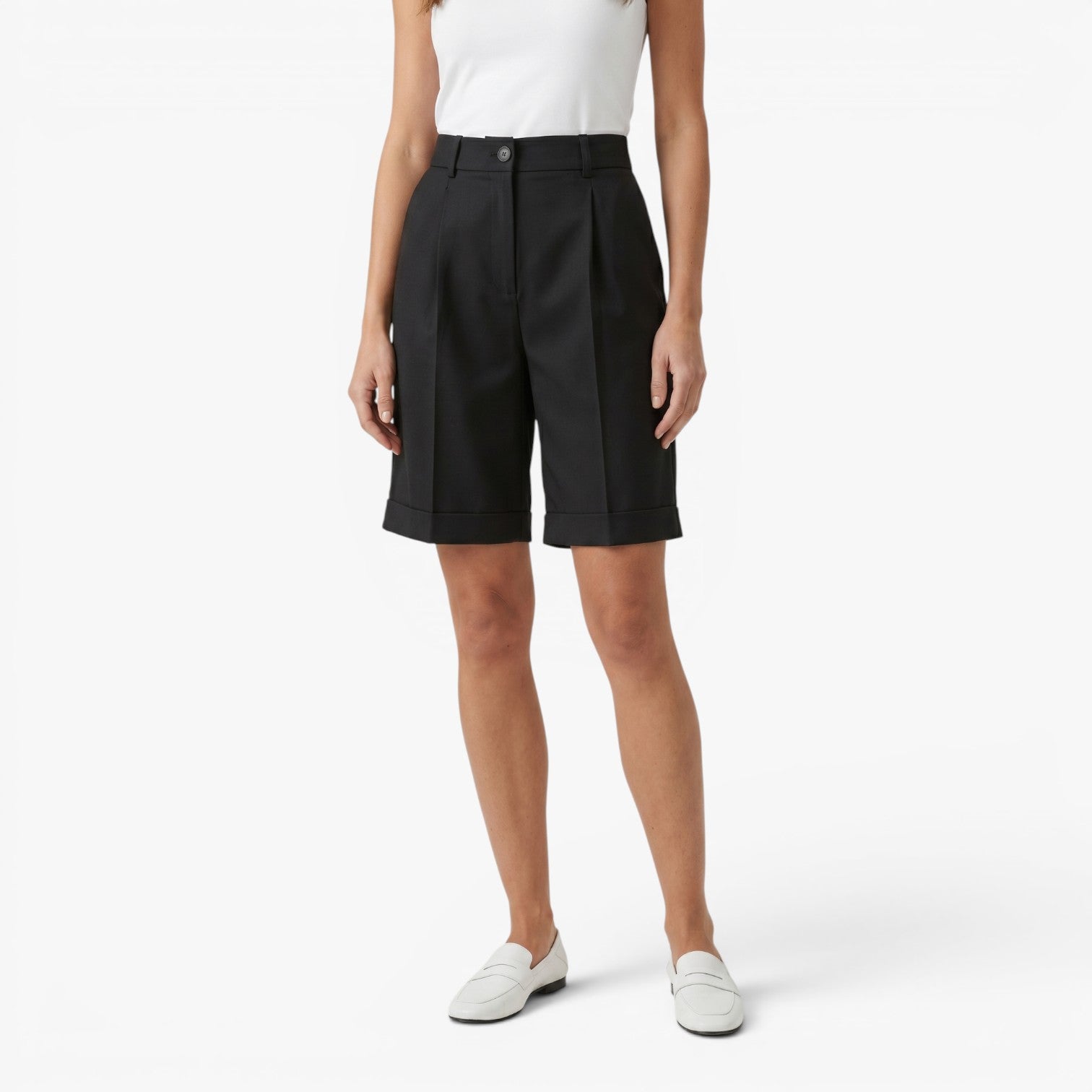 Old Fortune | Elegante Damen-Shorts mit hohem Bund