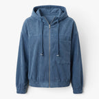 Old Fortune | Women's Corduroy Jacket with Zipper