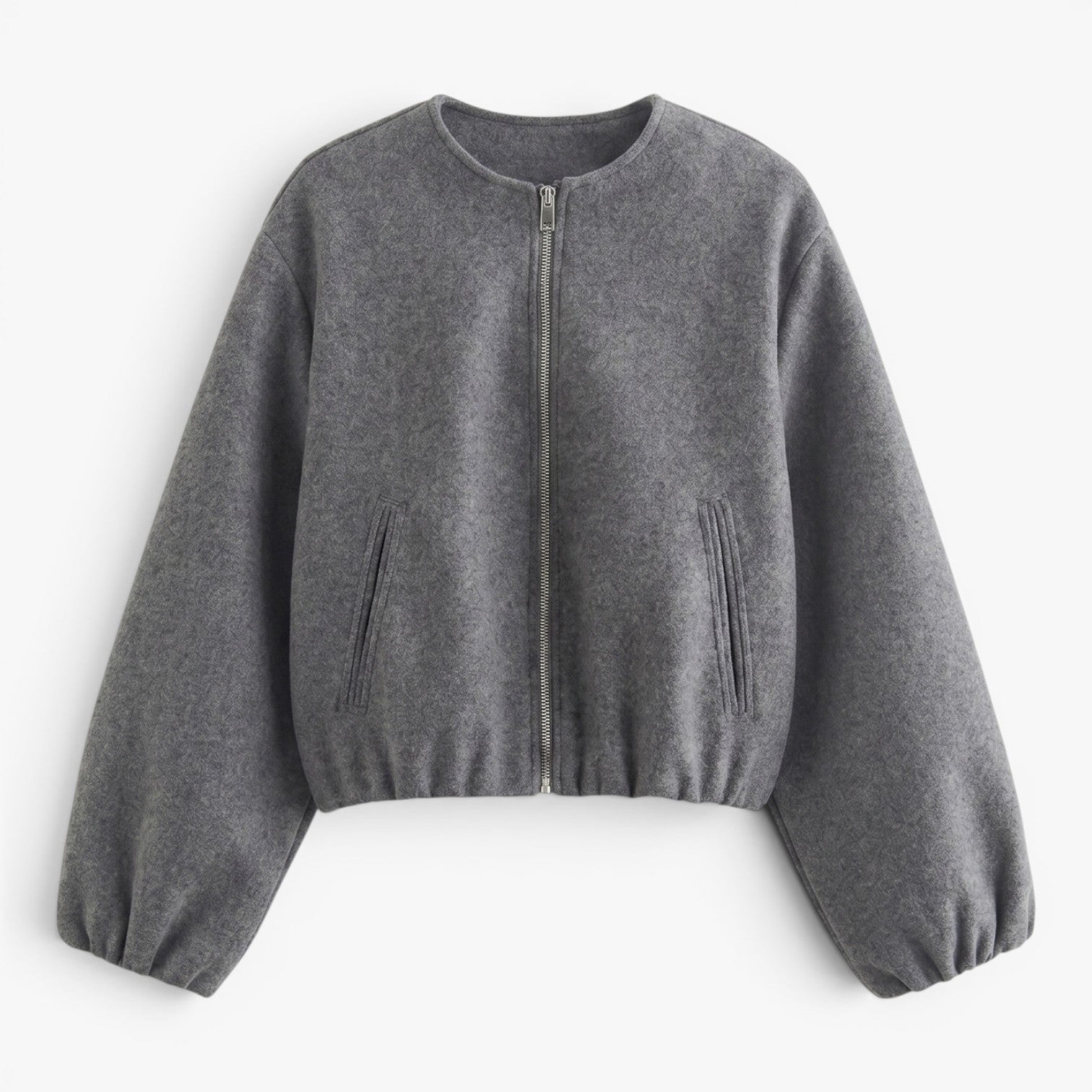Old Fortune | Damska Kurtka Bomber Oversize z Zamkiem