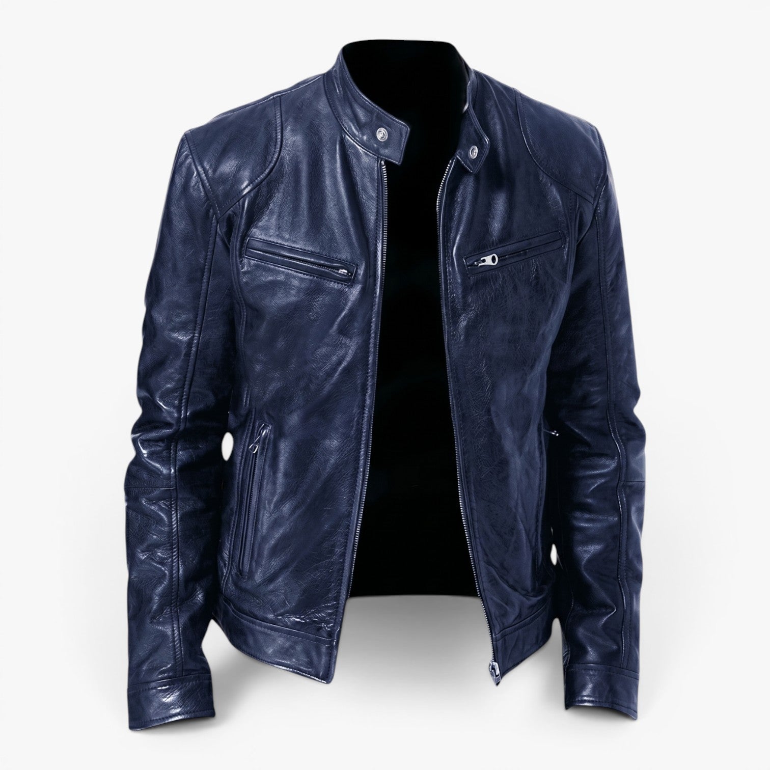 Old Fortune | Herren Motorradjacke aus Kunstleder
