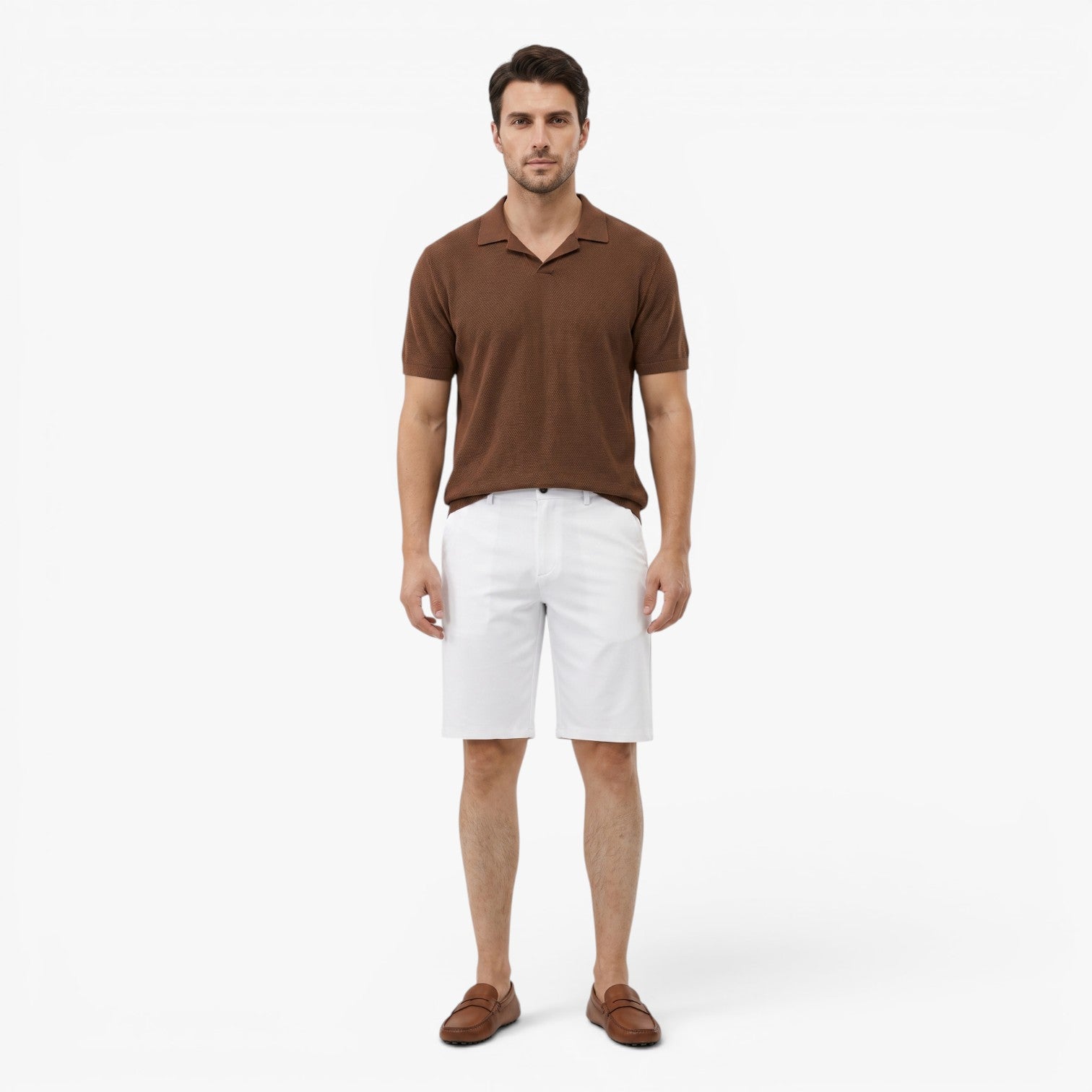 Old Fortune | Heren Katoenen Shorts Essential Stretch