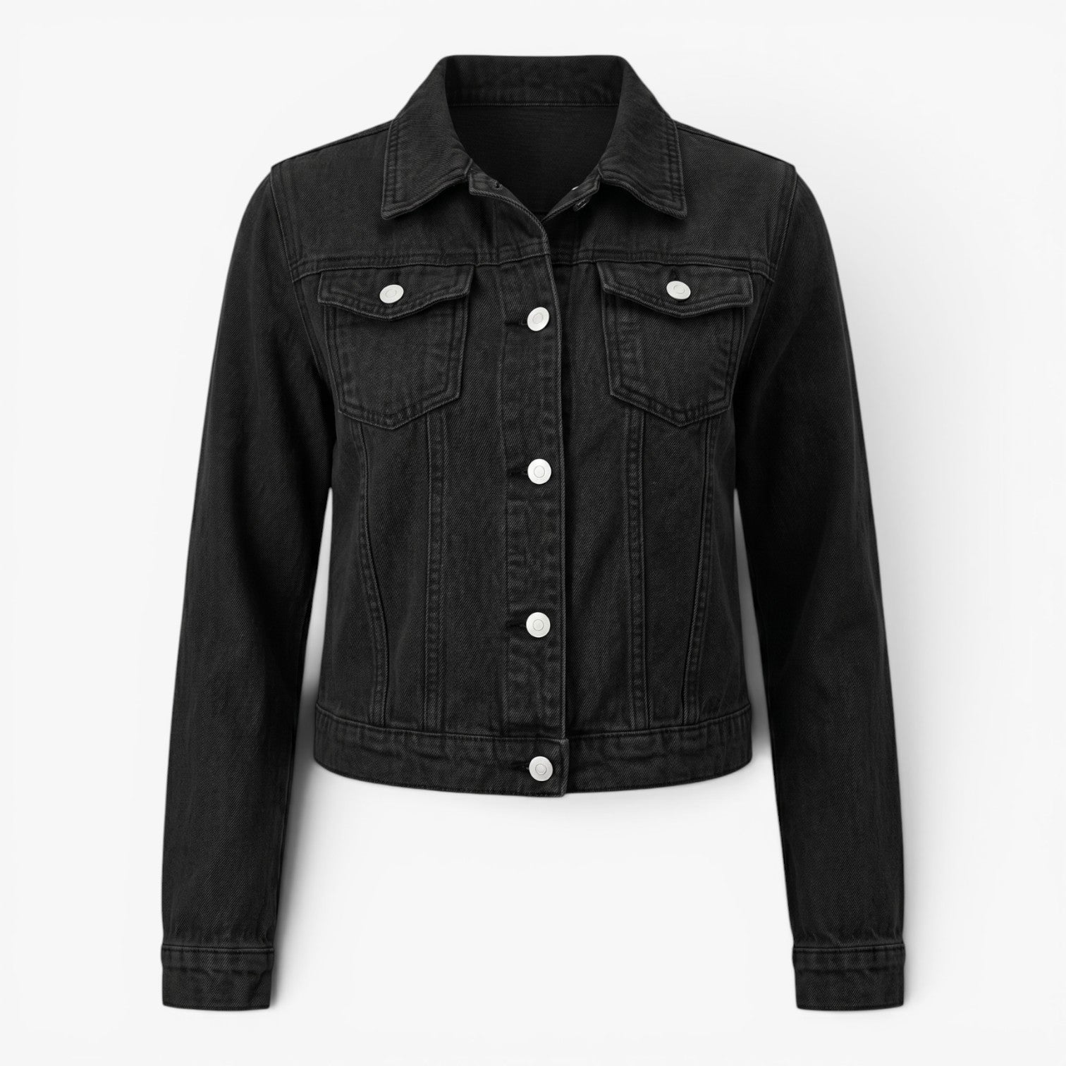 Old Fortune | Women's Slim Fit Denim Jacket