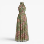 Old Fortune | Elegancka Sukienka Maxi z Kwiatowym Wzorem