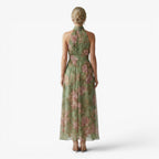 Old Fortune | Elegancka Sukienka Maxi z Kwiatowym Wzorem