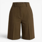 Old Fortune | Elegante Damen-Bermudashorts mit hohem Bund