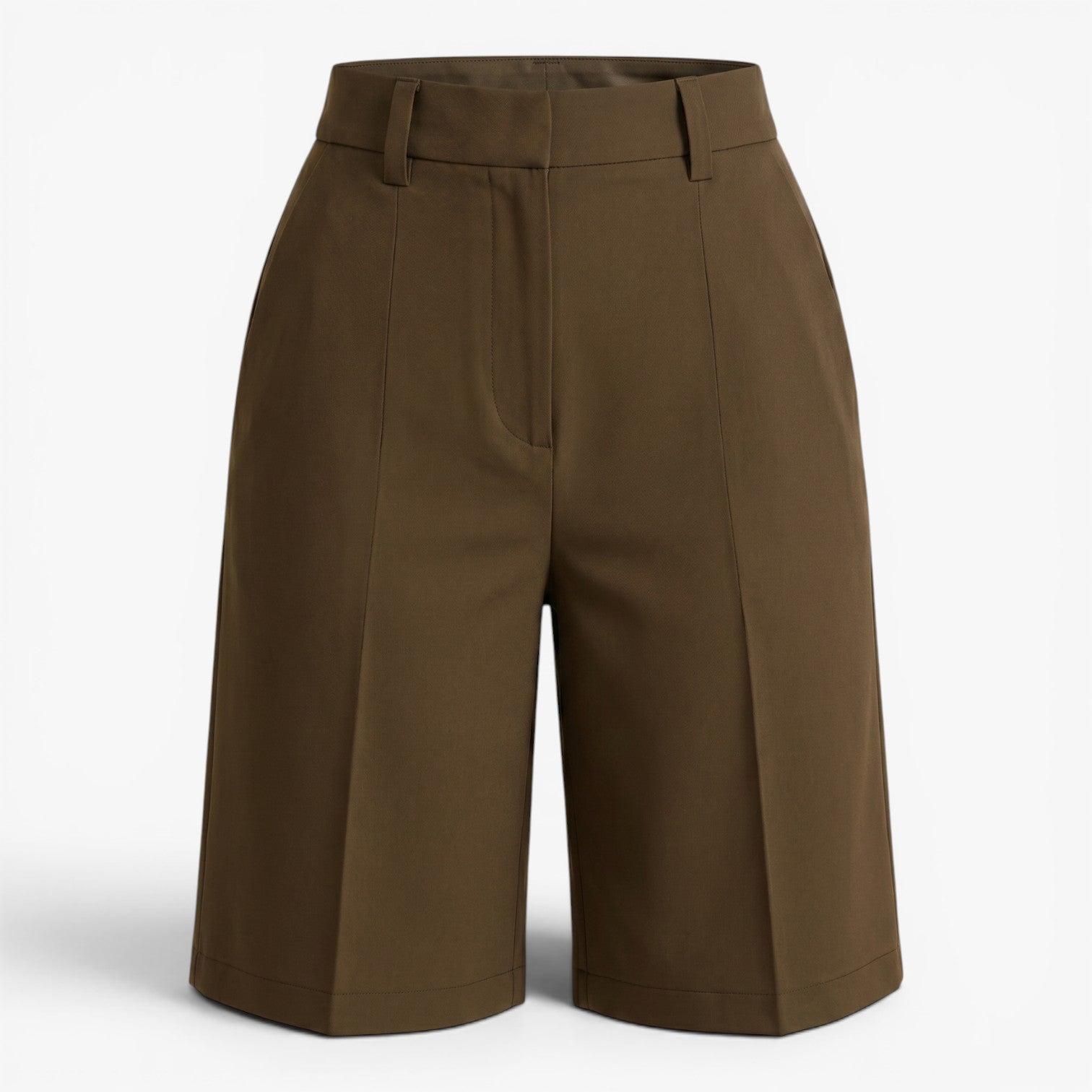 Old Fortune | Elegante Damen-Bermudashorts mit hohem Bund