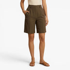 Old Fortune | Elegante Damen-Bermudashorts mit hohem Bund