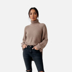 Old Fortune | Damski Sweter Dzianinowy z Wzorem Raglan
