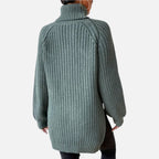 Old Fortune | Damski Sweter Dzianinowy z Wzorem Raglan