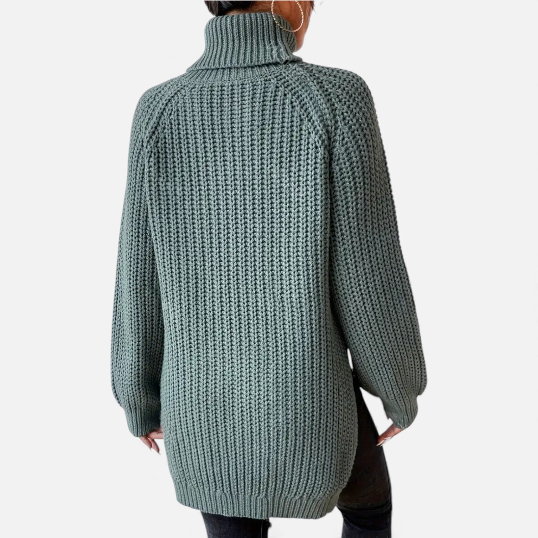 Old Fortune | Damski Sweter Dzianinowy z Wzorem Raglan