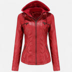 Old Fortune | Women's Jacket with Detachable Hood – Casual Two-Piece Set