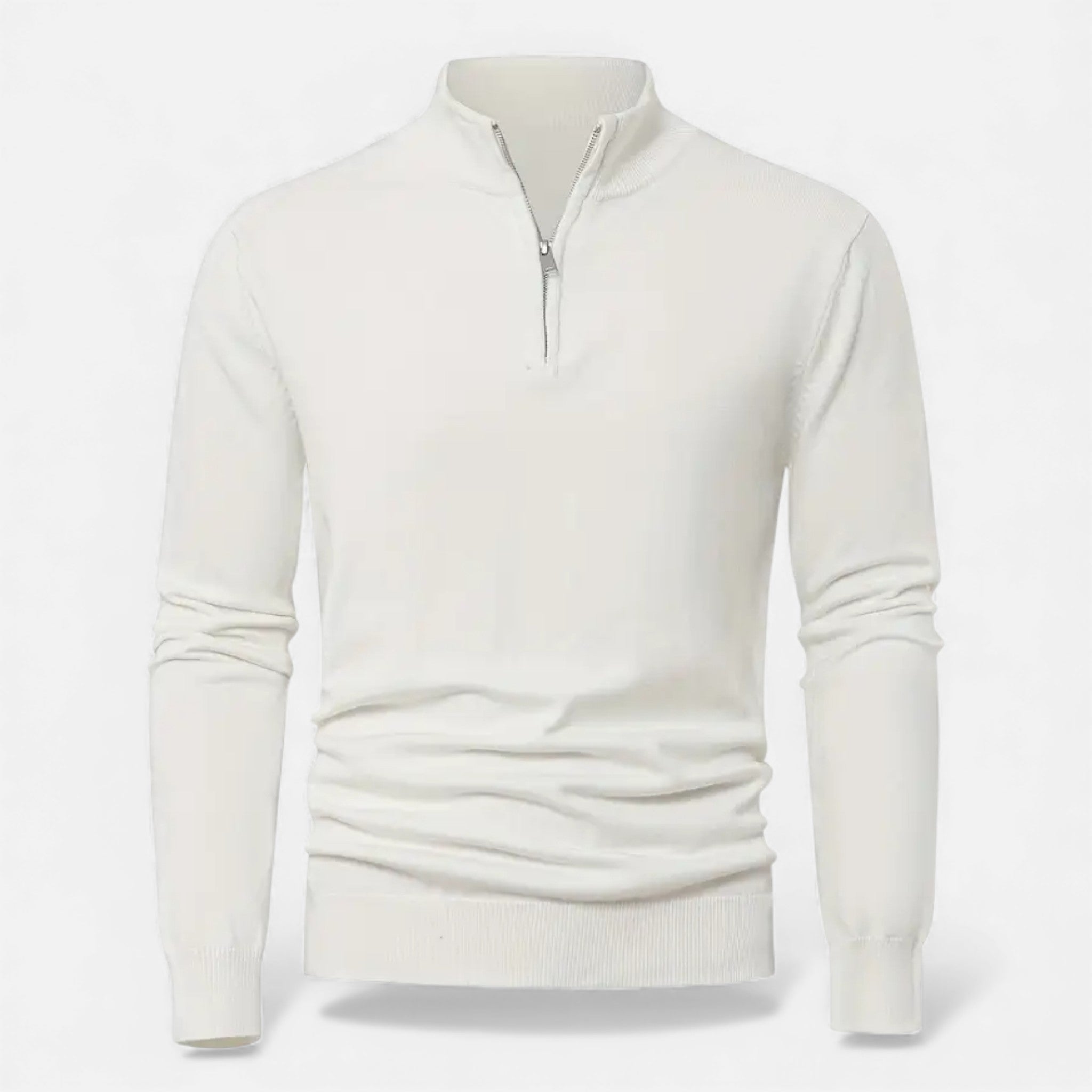 Old Fortune | Męska Kardigan Dzianinowy Half-Zip
