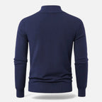 Old Fortune | Męska Kardigan Dzianinowy Half-Zip
