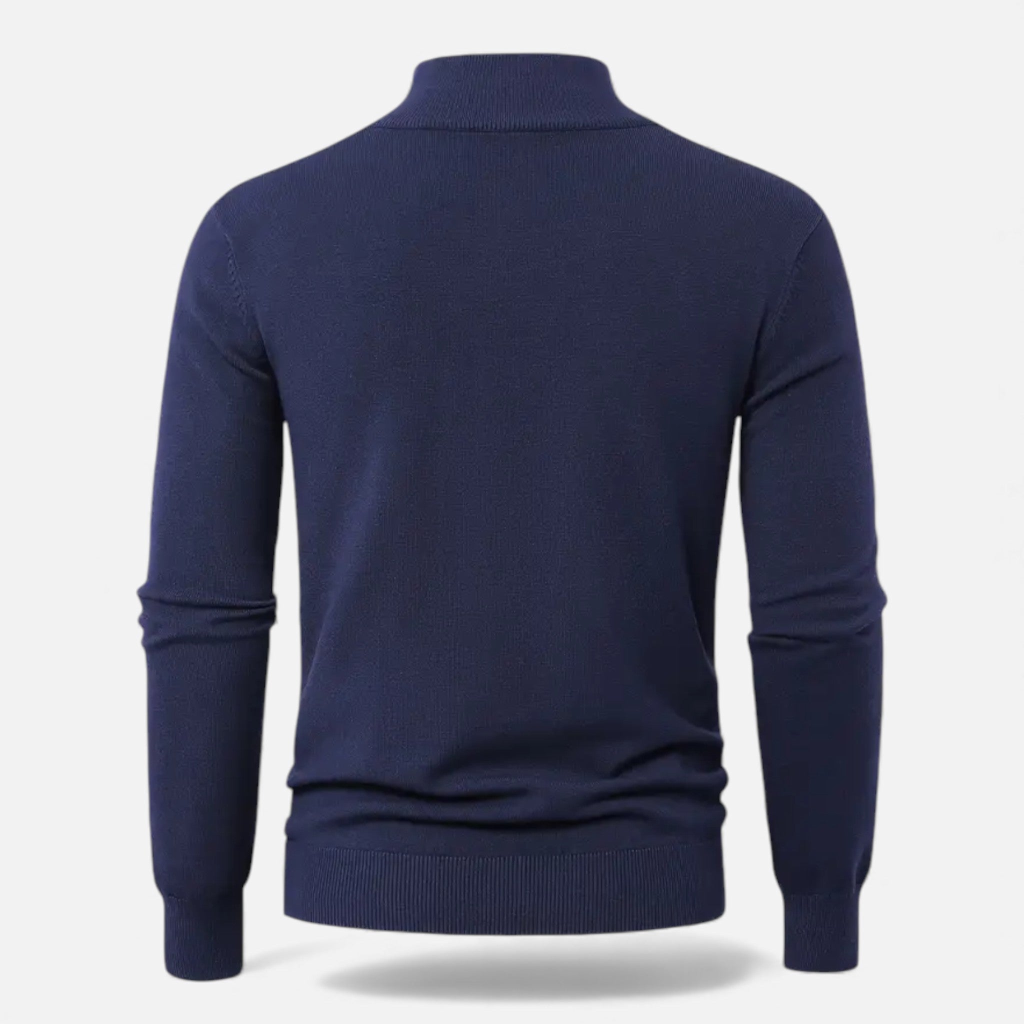 Old Fortune | Męska Kardigan Dzianinowy Half-Zip